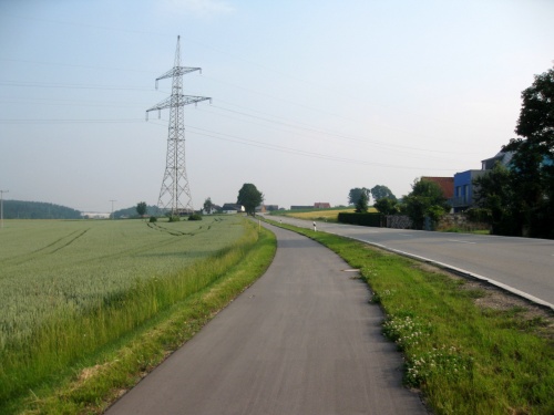 Naabtalradweg  Richtung Hagenau