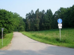 Naabtalradweg  abseits der B 15