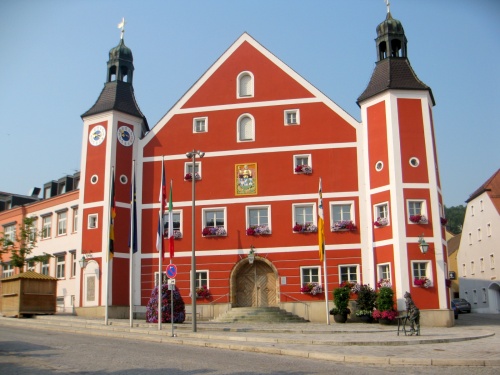 Naabtalradweg  Rathaus Burglengenfeld