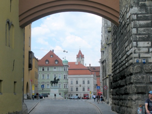 Regensburg   Reiterstandbild